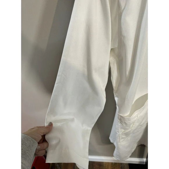 CARHARTT Ripstop Lab Coat L  White |  Laboratory Work Fancy Dress Button Up - Picture 3 of 6